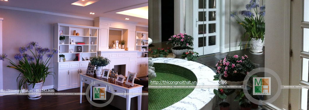 Thi công nội thất biệt thự Sài Gòn